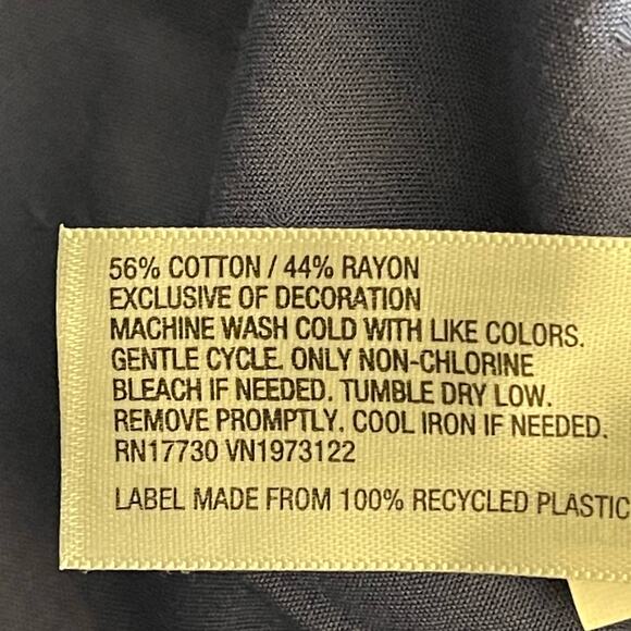 New Universal Thread Womens Blouse XS Blue V Neck Long Sleeve Lightweight Boho - Picture 9 of 13